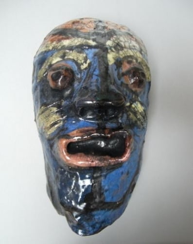 masque de céramique le seul temoin de francky criqyrt